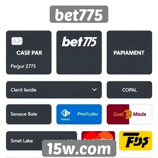 Métodos de pagamento disponíveis no Bet775